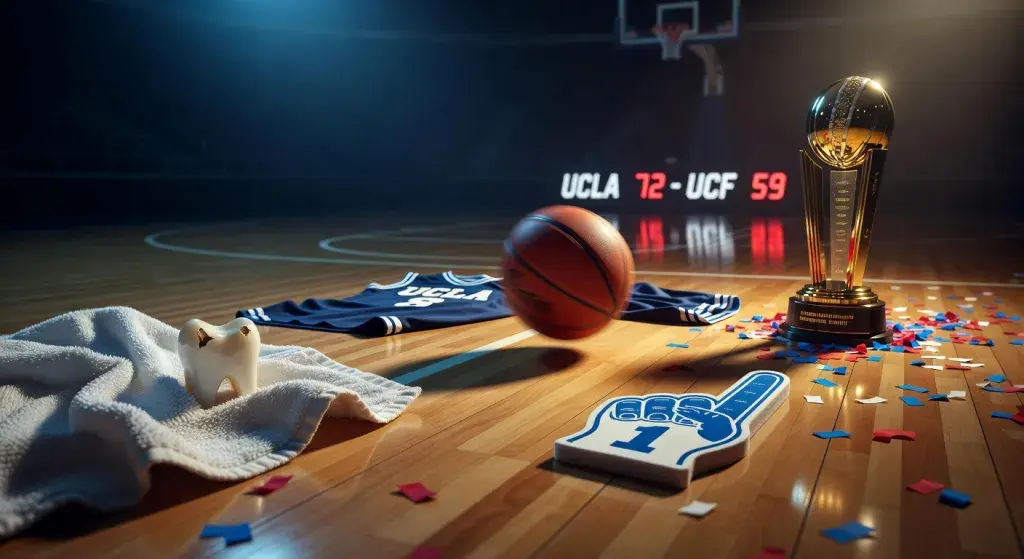 UCLA guard Skyy Clark chips tooth during NCAA Tournament win over UCF, returns to contribute