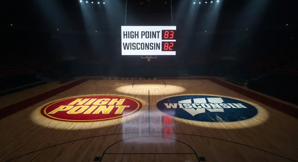 No. 12 High Point upsets No. 5 Wisconsin 83-82 in first-round NCAA tournament game