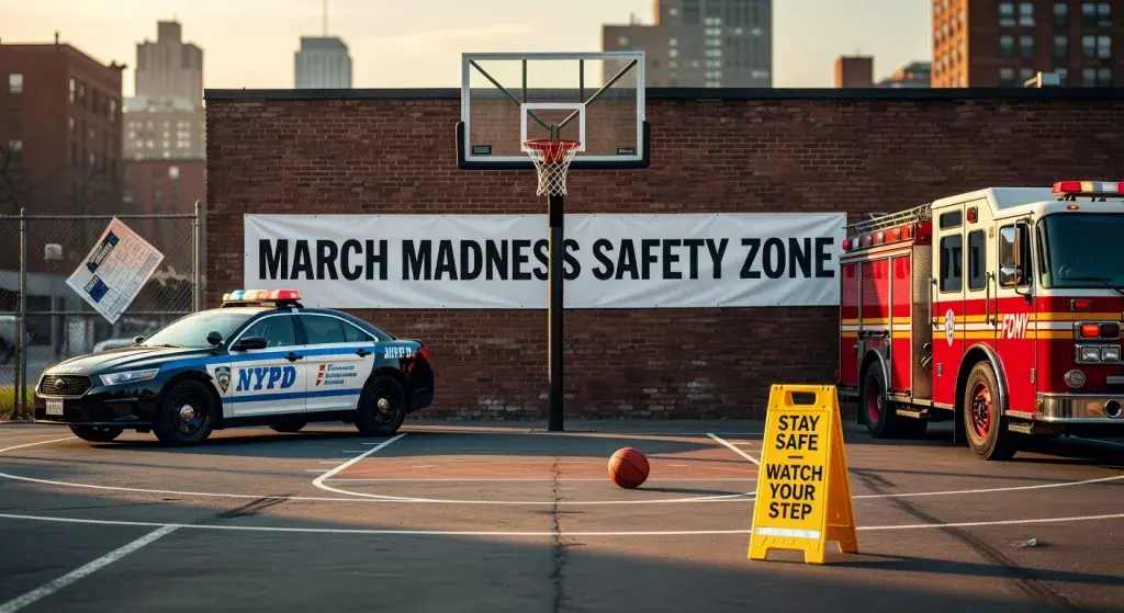 FDNY, NYPD engage fans with March Madness-themed public safety messages