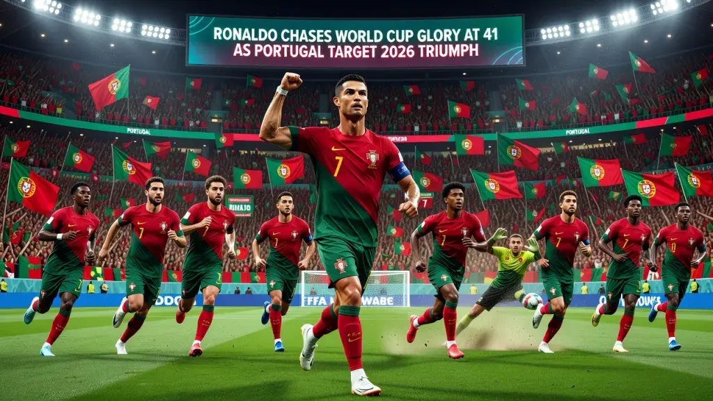 Ronaldo Chases World Cup Glory at 41 as Portugal Target 2026 Triumph