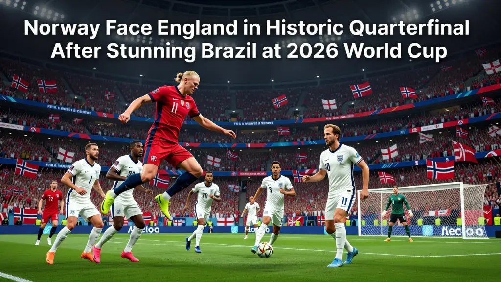 Norway Face England in Historic Quarterfinal After Stunning Brazil at 2026 World Cup